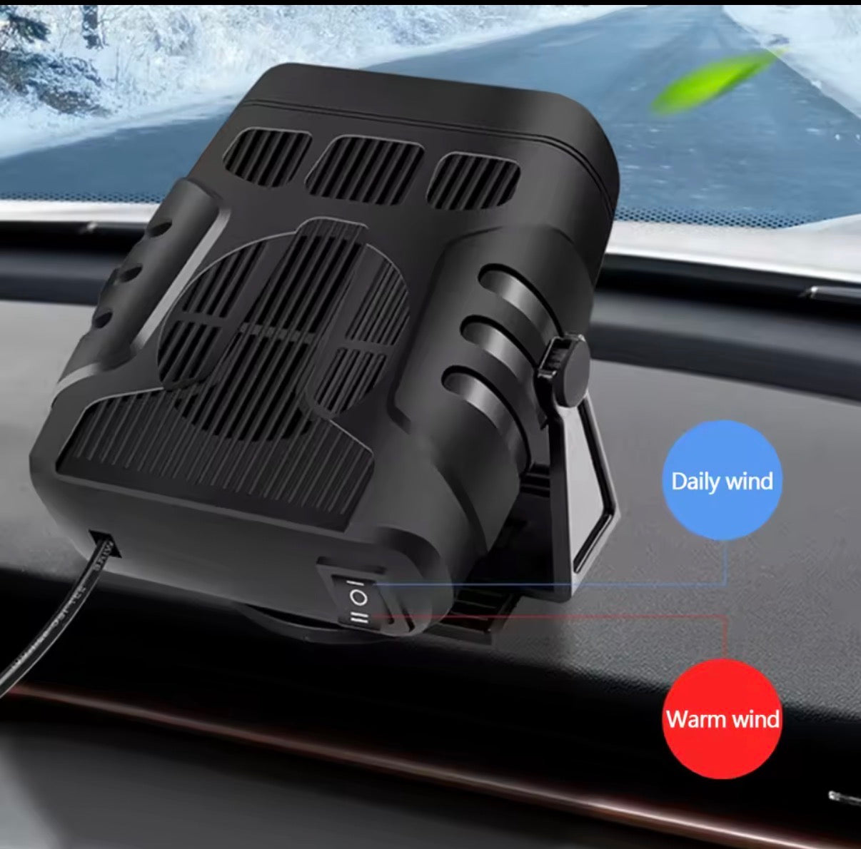 12V/120W & 24V/200W Машины кабин Халаагч — Шил Цанталт Арилгагч, 360° Эргэдэг Халаалт