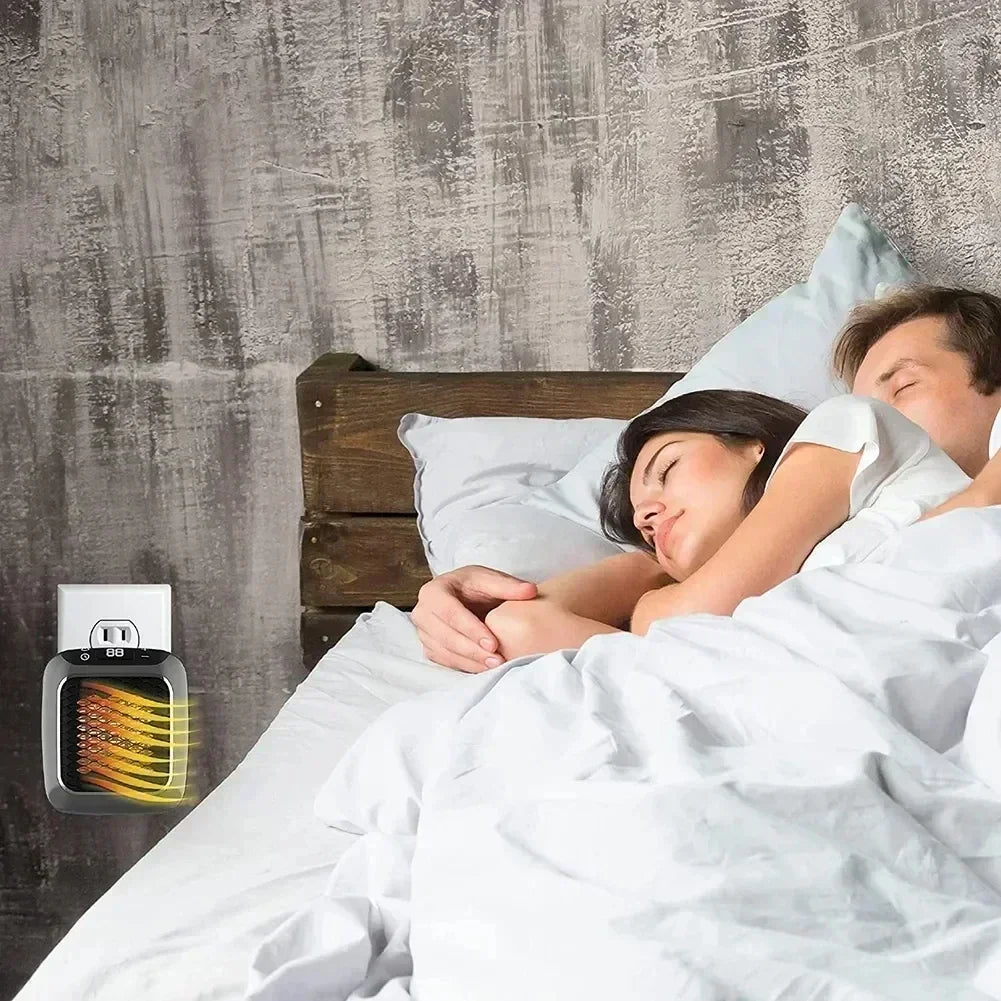 800W Мини Халаагч — Хананд өлгөдөг PTC керамик халаалттай, алсын удирдлагатай гэрийн халаагч /800W 미니 히터 — 벽걸이형 PTC 세라믹 난방기, 리모컨 포함 가정용 전기 히터/