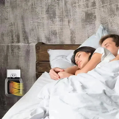 800W Мини Халаагч — Хананд өлгөдөг PTC керамик халаалттай, алсын удирдлагатай гэрийн халаагч /800W 미니 히터 — 벽걸이형 PTC 세라믹 난방기, 리모컨 포함 가정용 전기 히터/
