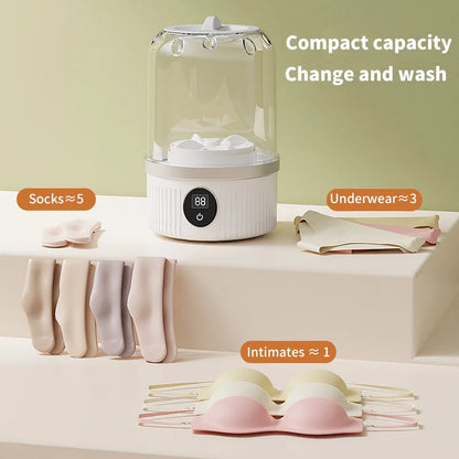 1L Ухаалаг Мини Угаалгын Машин – Wireless Portable Washer  Дотуур өмд · Хүүхдийн хувцас · Оймс угаагч